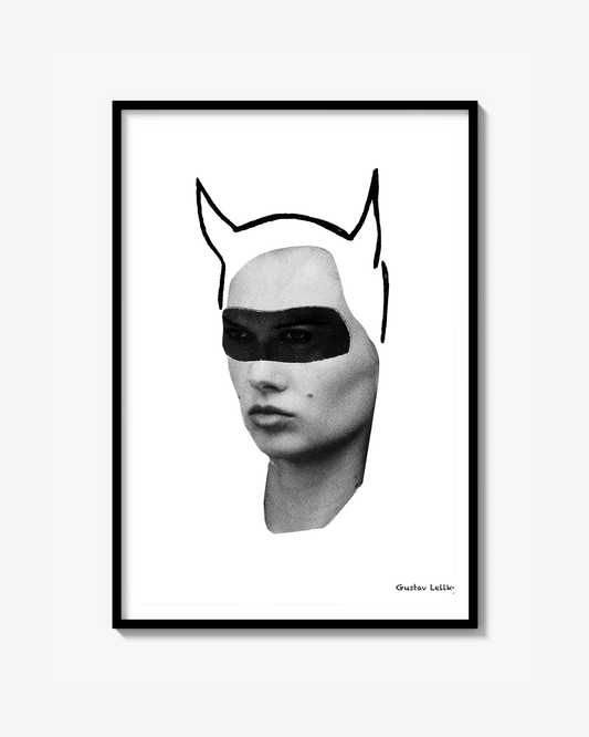 Devil b&w Print