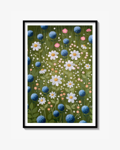 Blomsteräng Poster