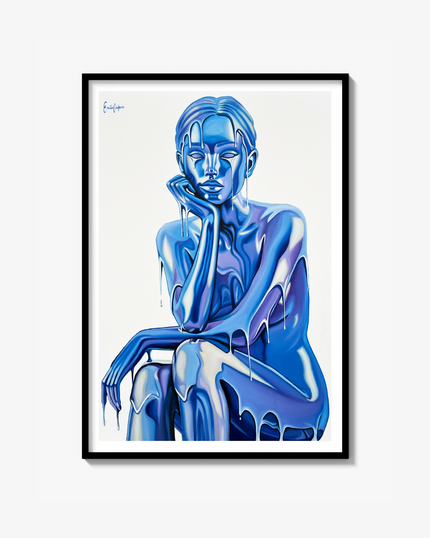 Cobalt Serenity - Fine Art Print (begränsad)