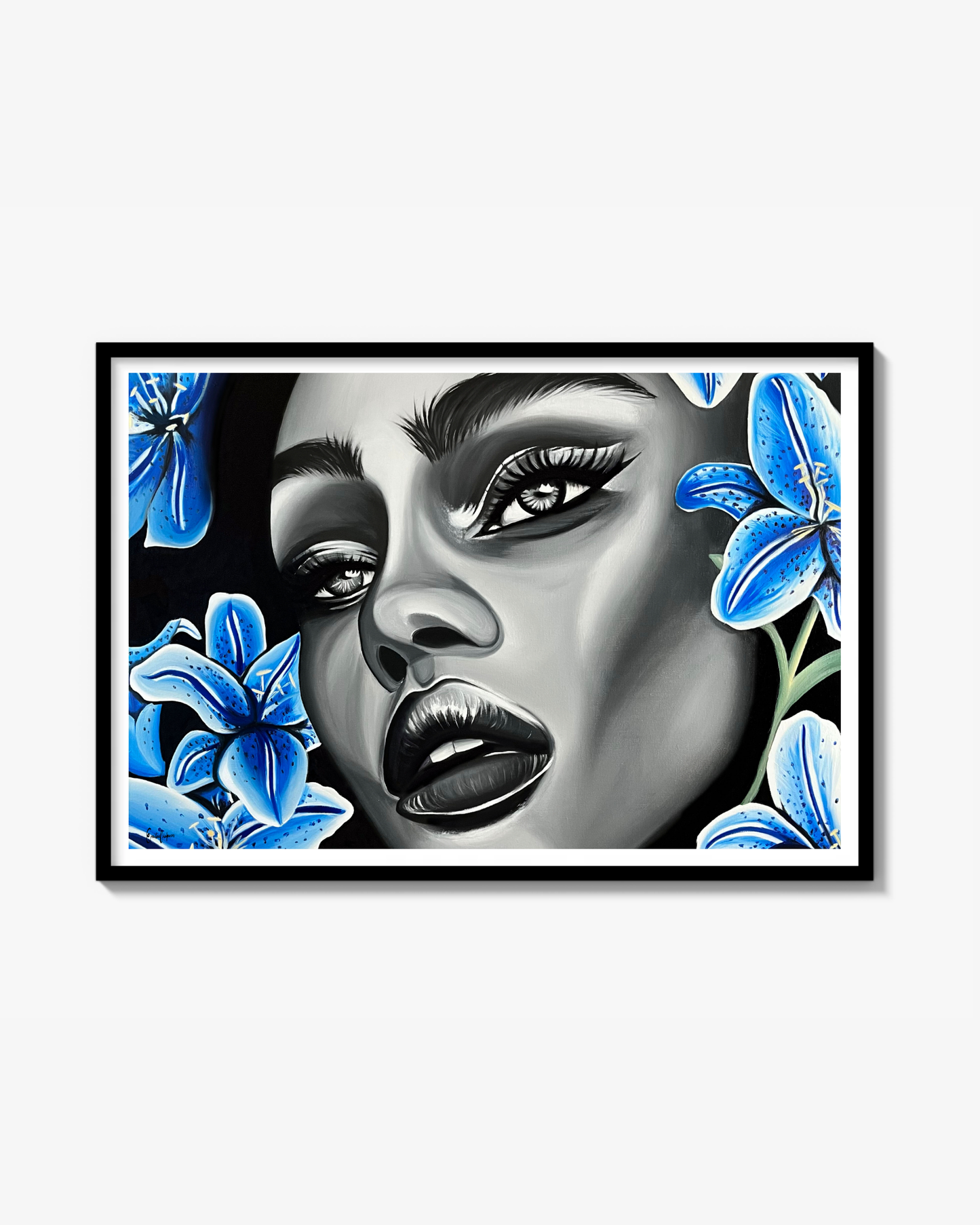Midnight Lillies - Fine Art Print (begränsad)