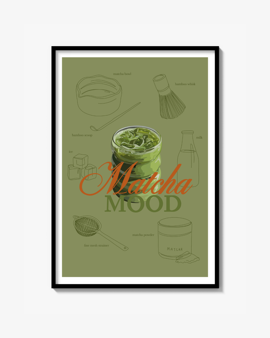 Matcha Mood Fine Art Print