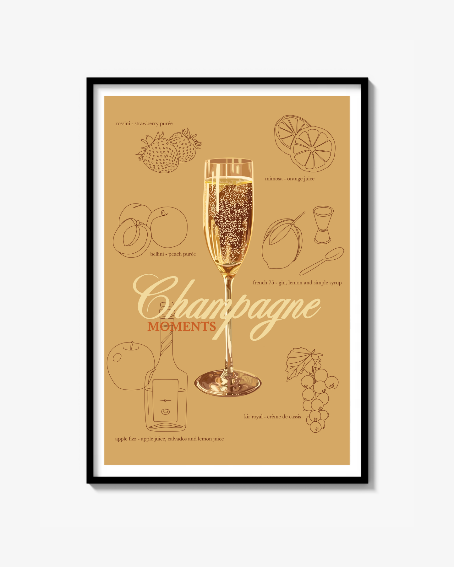Champagne Moments Fine Art Print