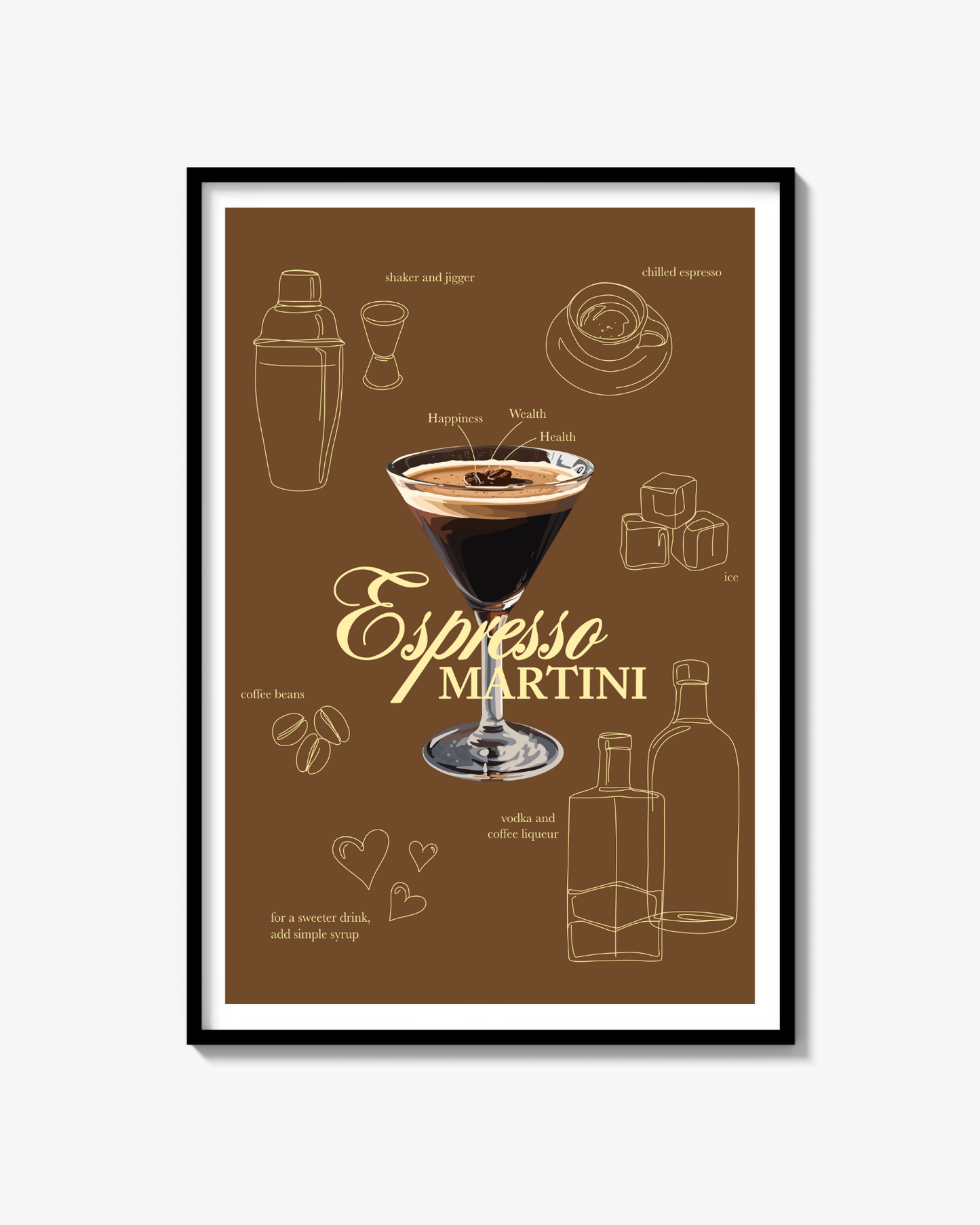 Espresso Martini Fine Art Print