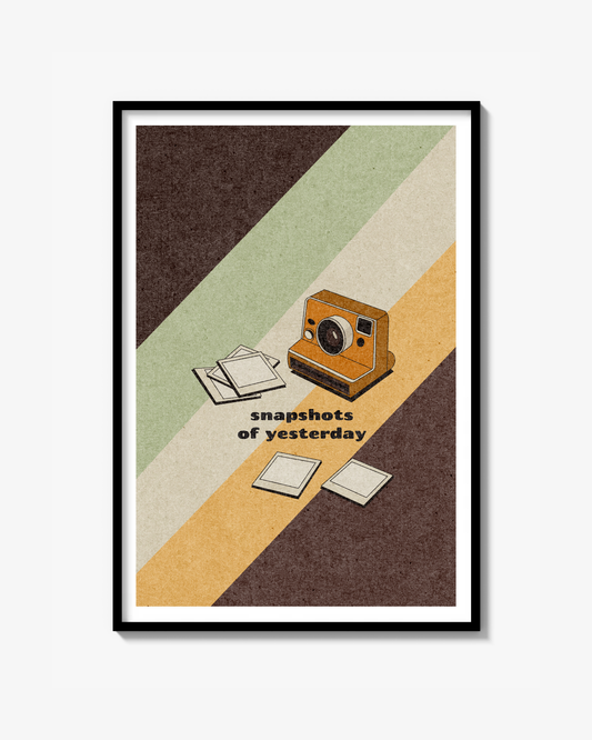 Polaroid Snapshots Poster