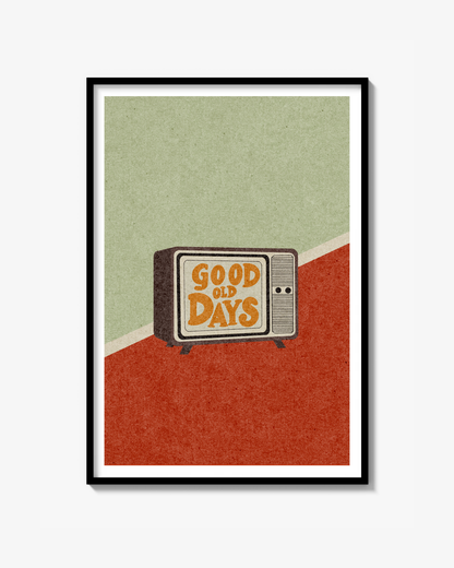 Retro TV Poster