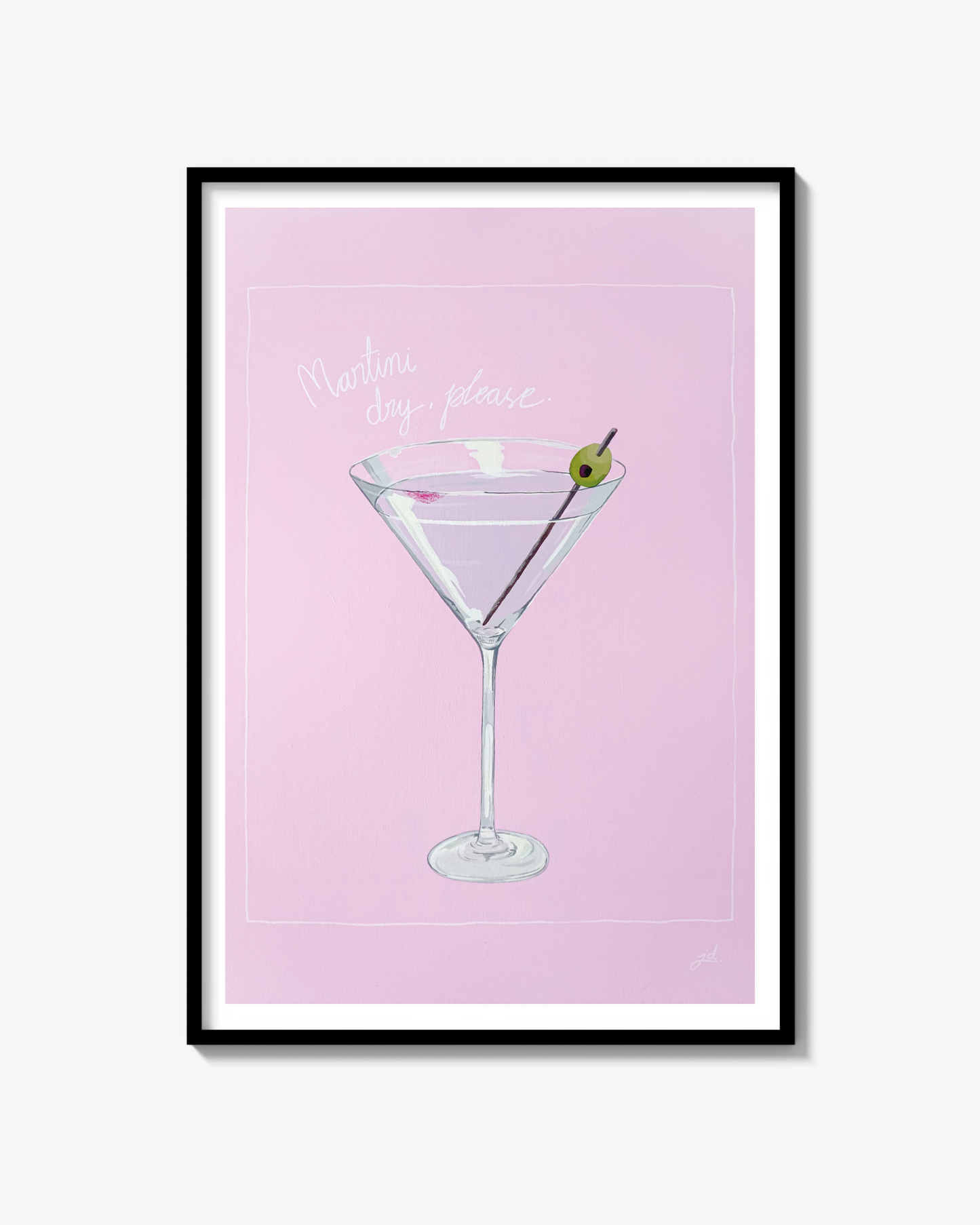 Martini dry - Poster