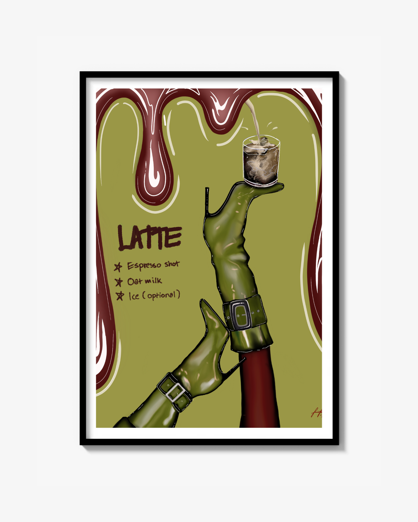 Pistachio Latte Recipe (Poster)