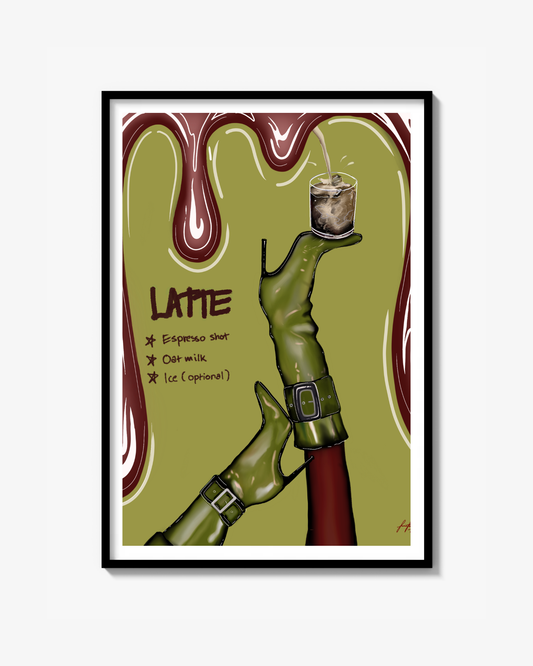 Pistachio Latte Recipe (Poster)