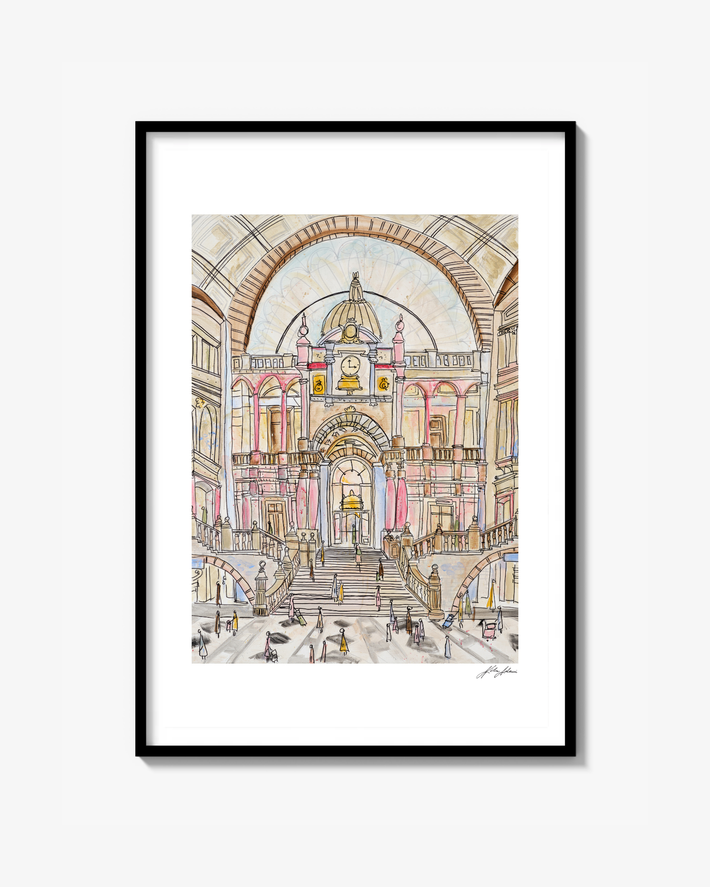Antwerp Central Station Print