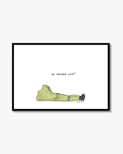 Är dörren låst? - Poster