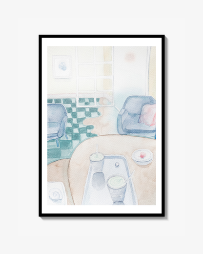 Sea shell cappuccino - Poster