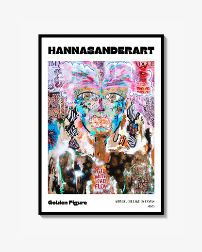 Golden Figure Fine Art Print