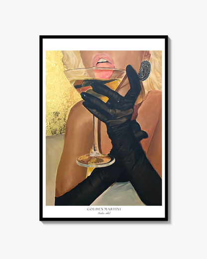 Golden Martini - Print