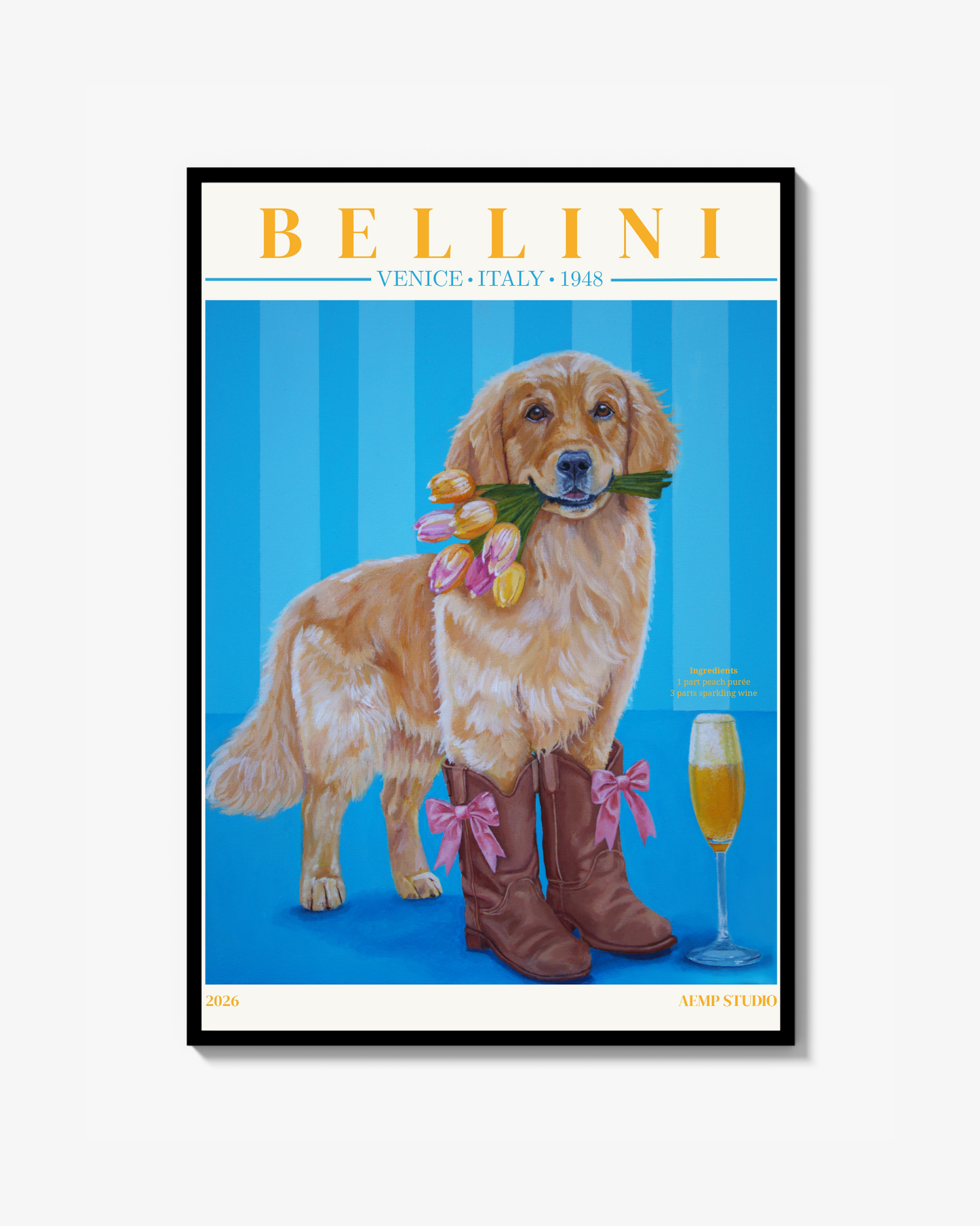 BELLINI x GOLDEN RETRIEVER Poster