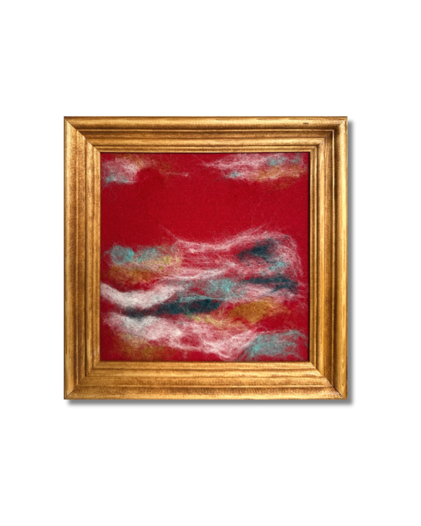 Red Sun Original / inramat konsthantverk