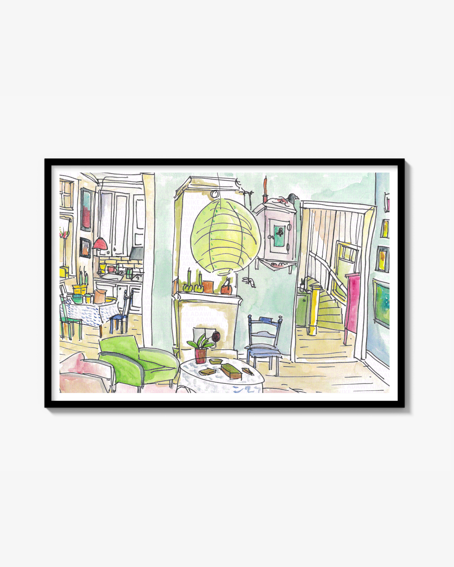 Malins Livingroom Print