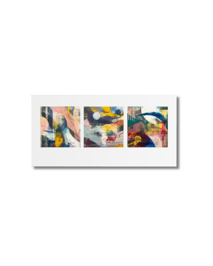 Månsonaten triptyk, begränsad upplaga Fine Art Print