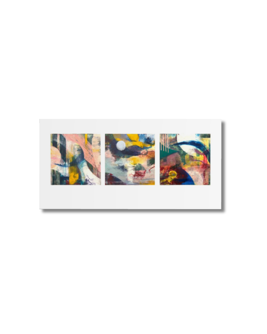 Månsonaten triptyk, begränsad upplaga Fine Art Print