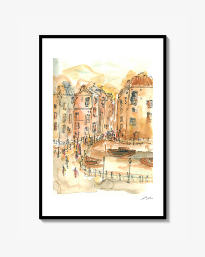 Fall in Amsterdam Print