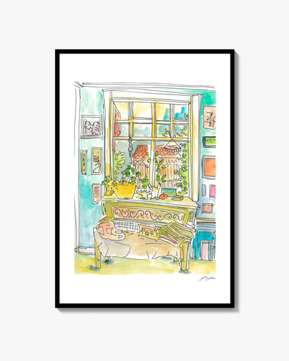 Malins Window Print