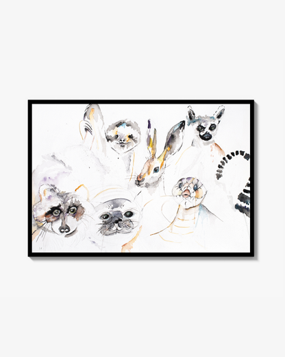 Family portrait Poster