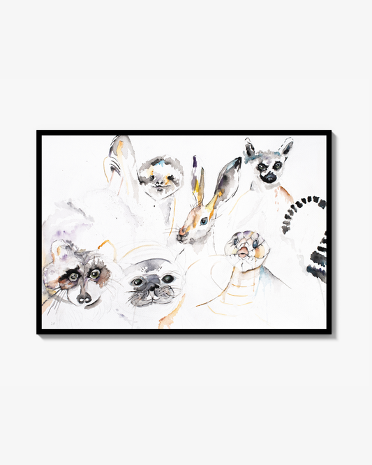 Family portrait Poster