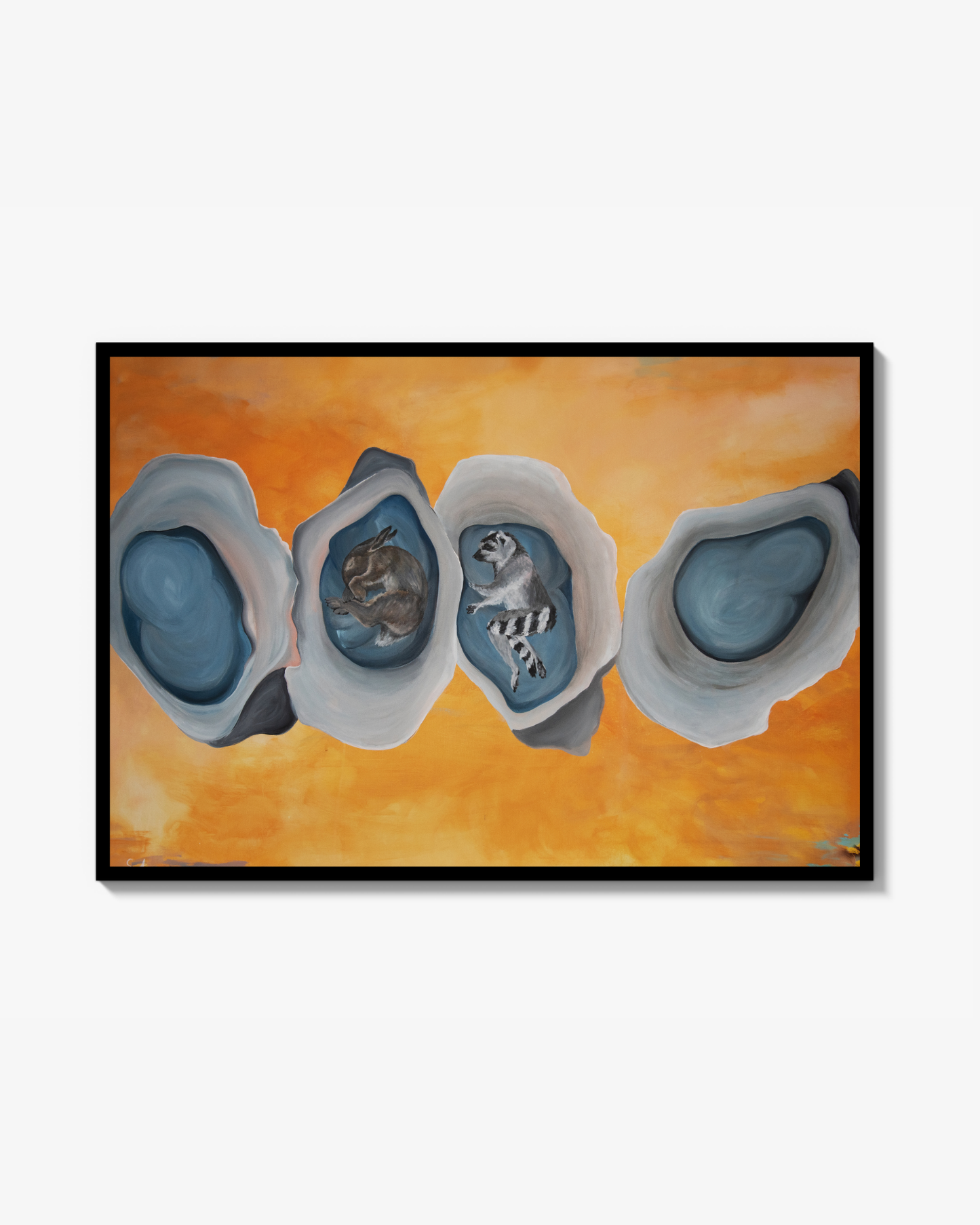Oyster beds Poster