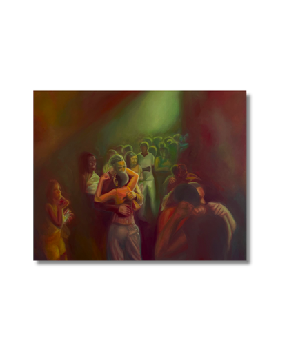 Dancefloor hugs - Original olja och Akryl på duk