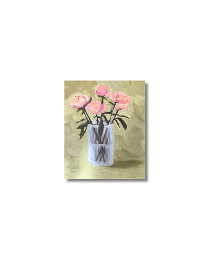 Peonies in vase Original