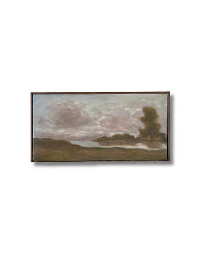 Landscape with wispy clouds Original