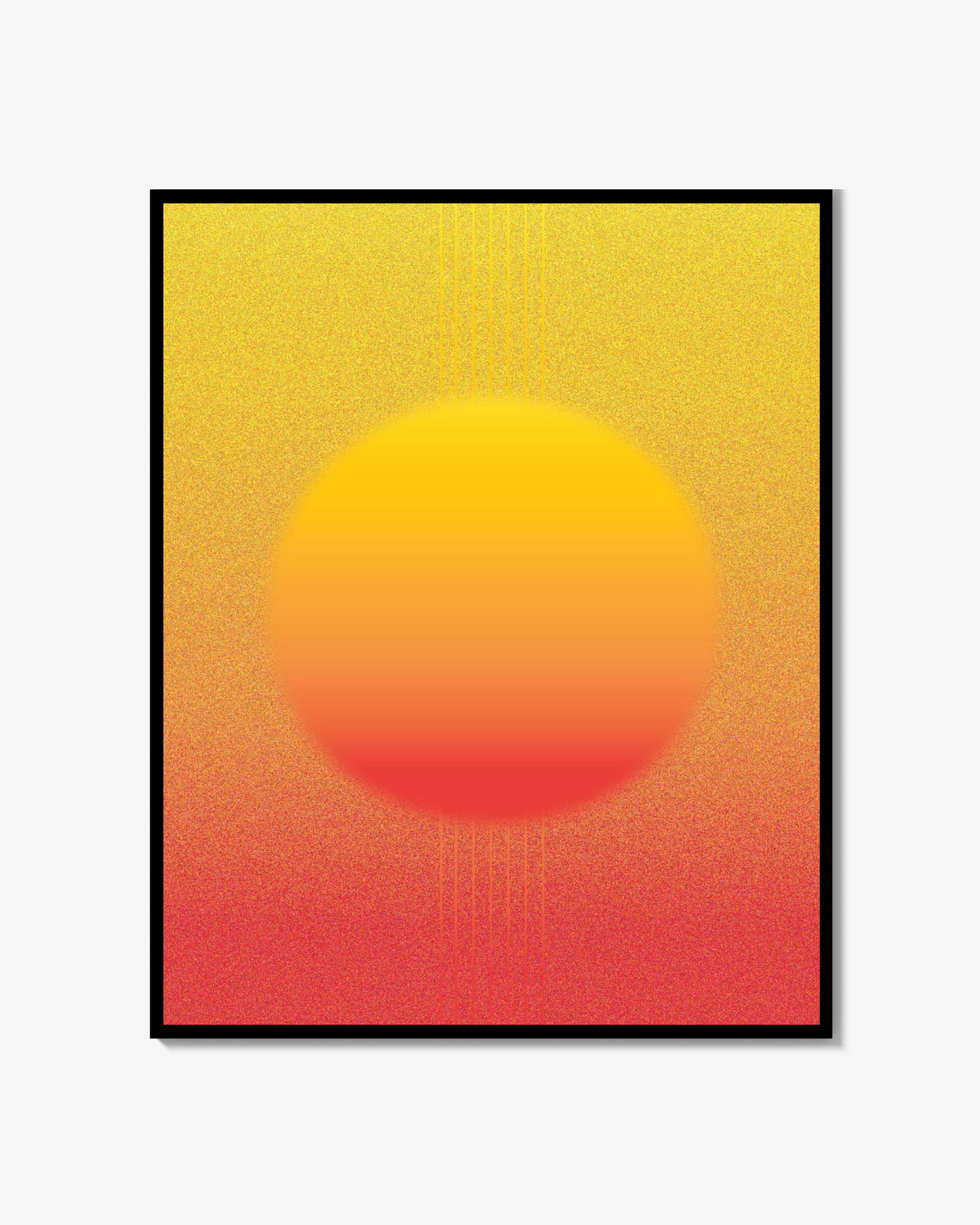 Orange Blur Poster