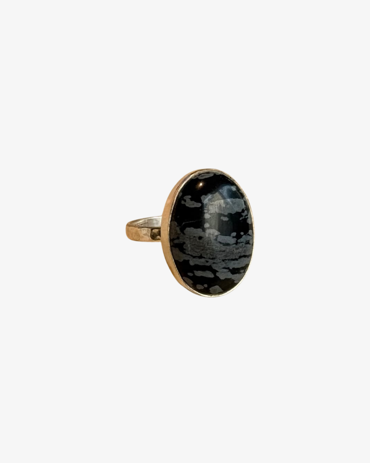 Silverring Snow obsidian