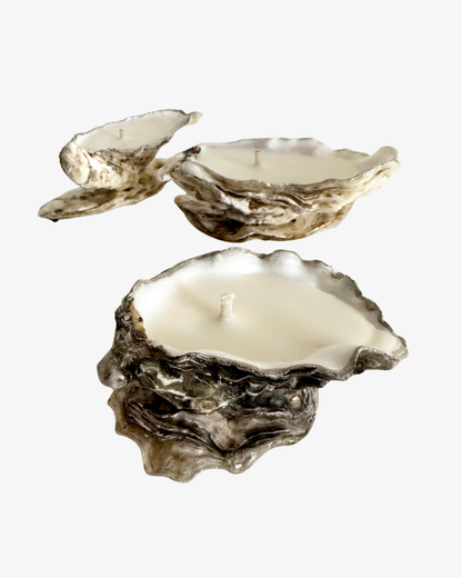 Oyster Shell Ljus / Safe Haven Set of 3