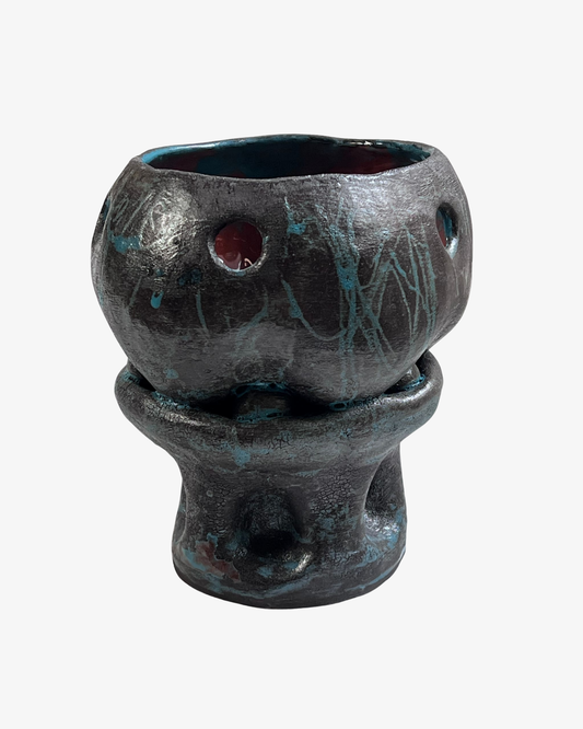 Extraterrestrial Vehicle 3, Keramisk Skulpturalt Kärl 15cm - The Shapes of the Others Series