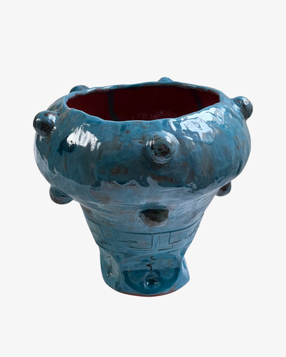 Extraterrestrial Vehicle 4, Keramiskt Skulpturalt Kärl 18cm - The Shapes of the Others Series