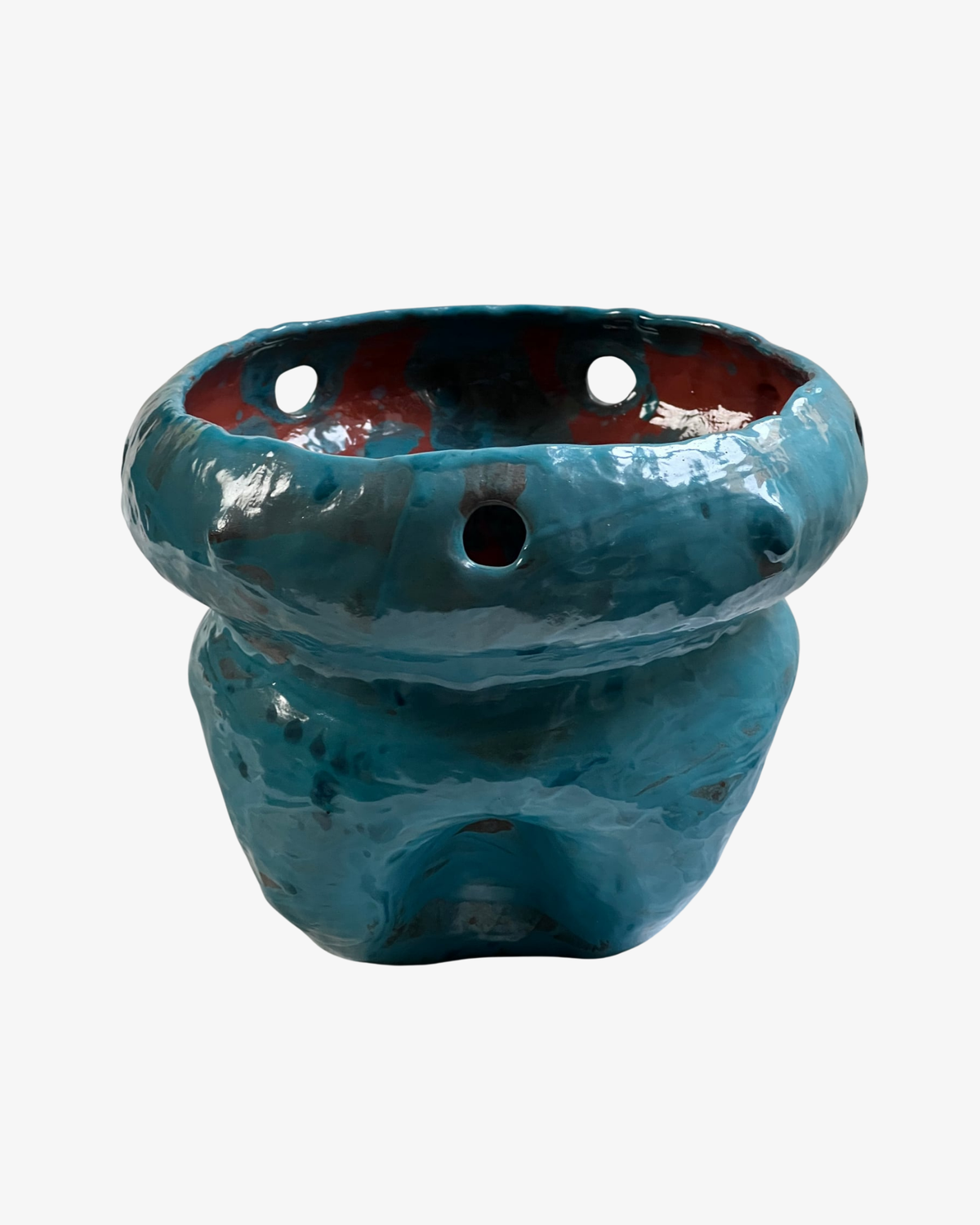 Extraterrestrial Vehicle 5, Keramisk Skulptural Kärl 17cm - The Shapes of the Others Series