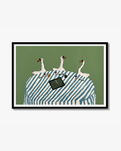 Swanky soirée Poster
