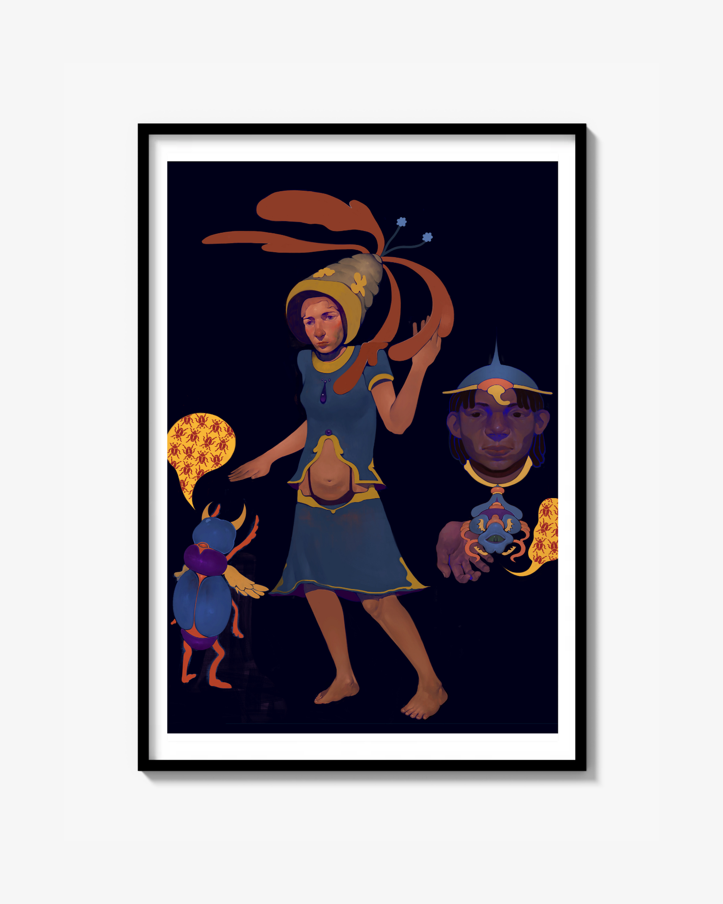 Scarab Ravers - Fine Art Print