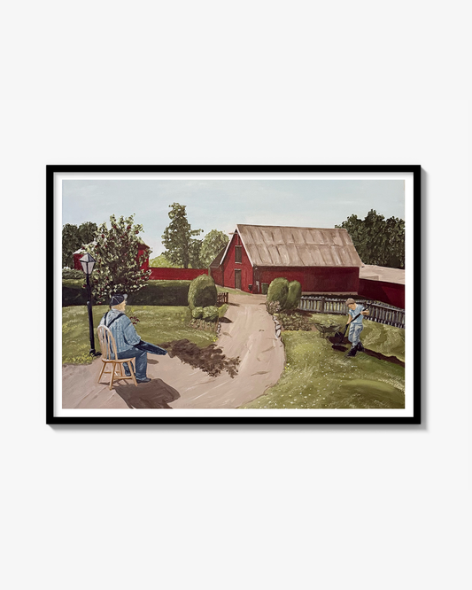 Hemma på gården - Poster