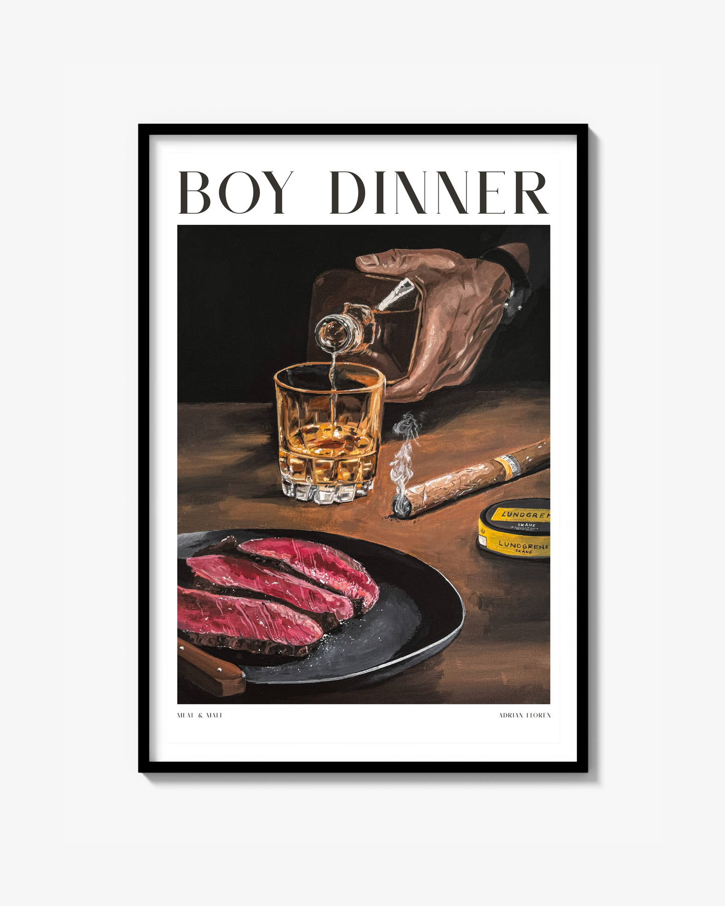"Boy Dinner" Print