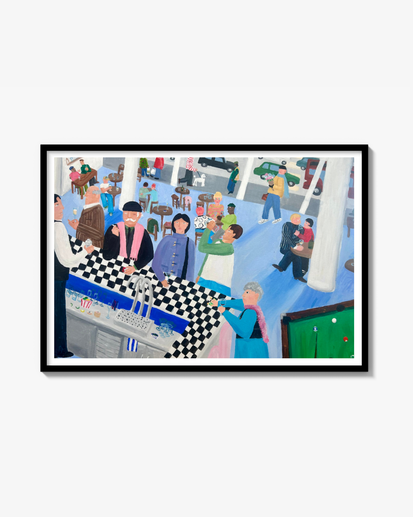 The bar Poster