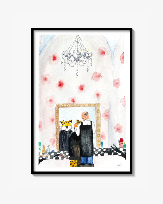 På frisörsalongen Poster