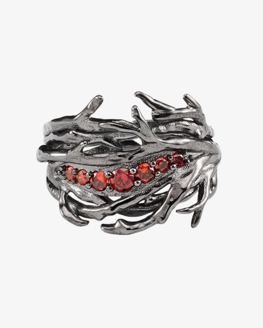 Nature's Noir Svart Entwined Arbor Nest Ring