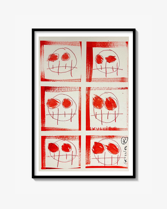 Mitte Skullies - röd