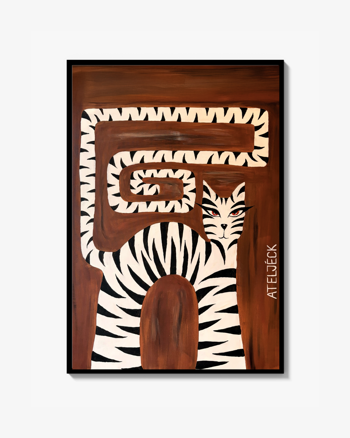 "STRIPED CREATURE" Poster