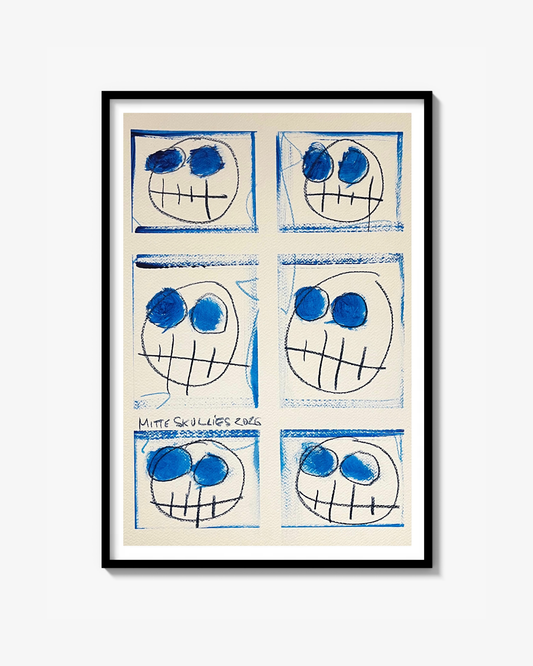 Mitte Skullies - Blå