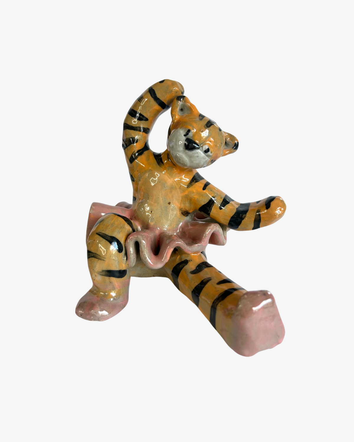 Ballerina Tiger Skulptur