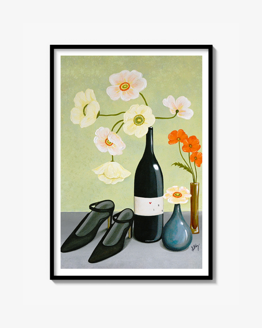 VINO VALLMO (left) - Poster