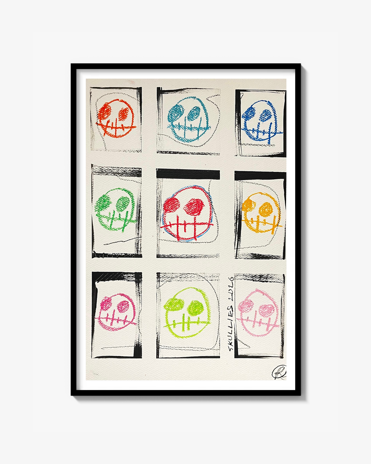 Mitte Skullies - Flerfärgad Original