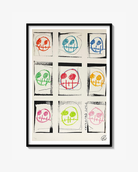 Mitte Skullies - flerfärgad